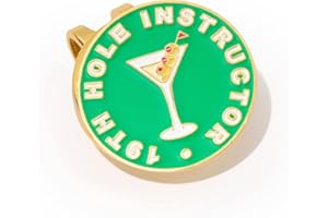 Birdie Girl Women's Golf Ball Marker Hat Clip, Magnetic Golf Ball Marker, Golf Bag Accessories