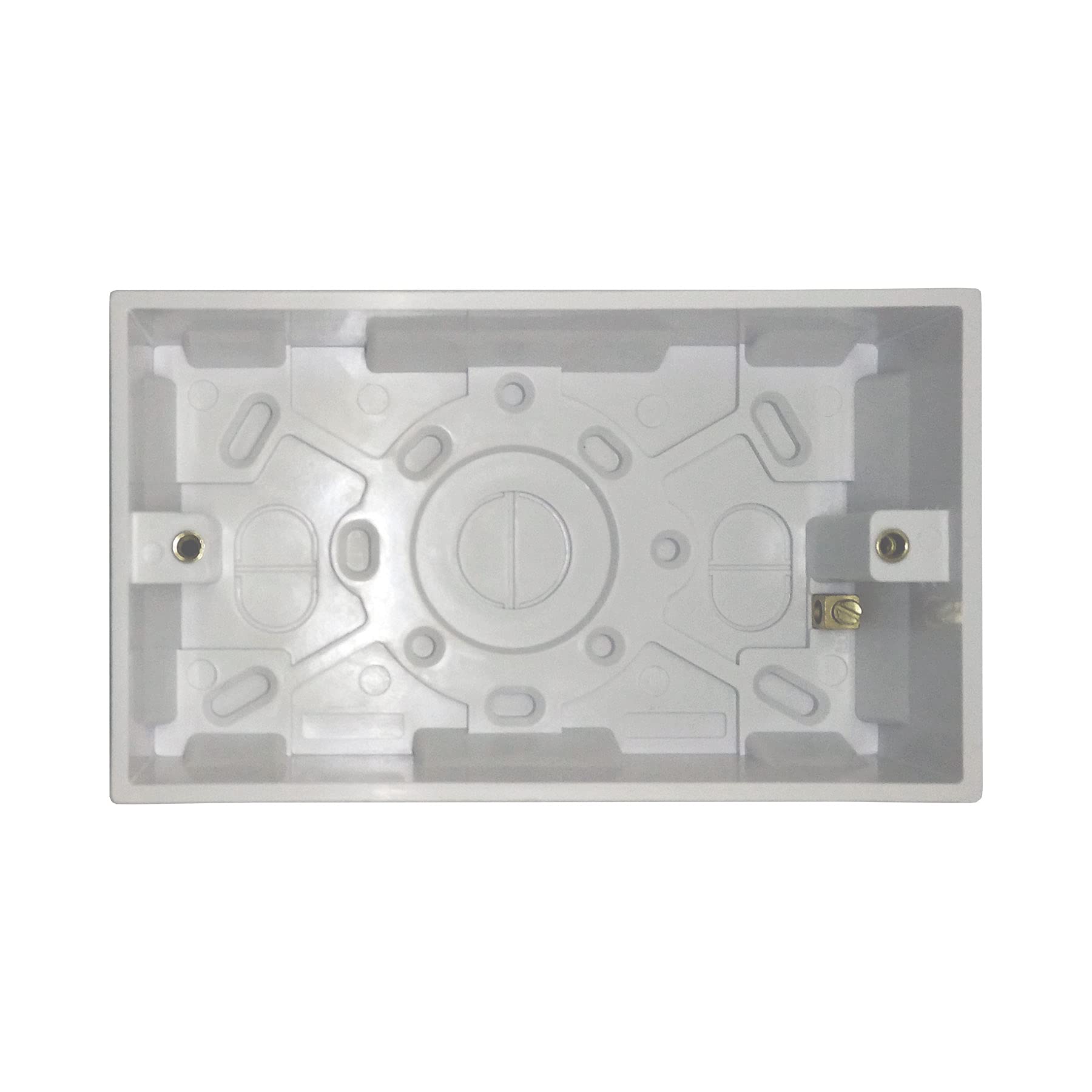 Opus 2 Gang 35mm Pattress Box White