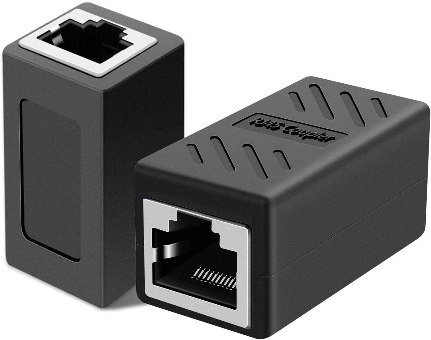 Dinger RJ45 Coupler 2 Pack Inline Coupler with 4pcs RJ45