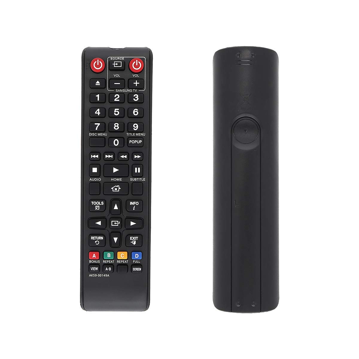 Photo 1 of AK59-00149A Replacement Remote Samsung DVD blu ray Player for Samsung DVD BLU RAY DISC Player BD-J5700 BD-J5100 BD-ES5000 BD-ES5300 BD-F5100 BD-FM57C BD-HM59