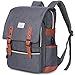 Modoker Vintage Laptop Backpack for Women Men,School College Backpack with USB Charging Port Fashion Backpack Fits 15 inch Notebook (Grey)
