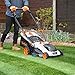 VonHaus 40V Max.16-Inch Cordless Lawn Mower Kit with 6 Level Adjustable Cutting Heights, 4.0Ah Lithium-Ion Battery and Charger Kit Included