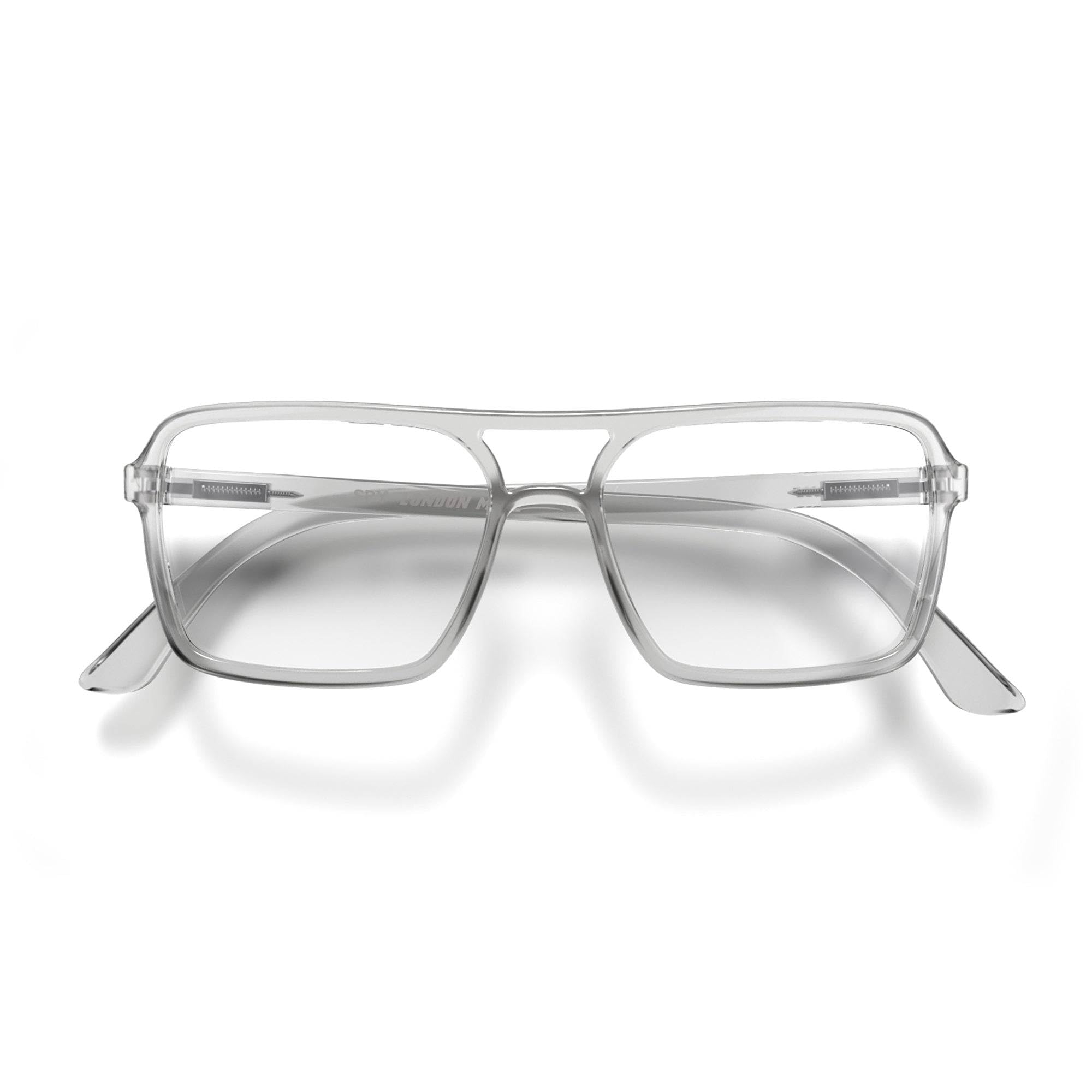 LONDON MOLE® Spy reading glasses | Cool square shaped pilot style readers | Men’s Women’s Unisex | Spring hinges
