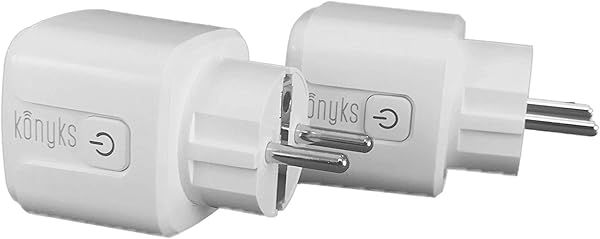 Konyks Priska EU   Paquete de 2 enchufes Euro tipo Schuko conectados WiFi 16A compatibles con Alexa y Google Home automatizaciones fciles por medio de la aplicacin