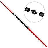 Light up Saber Toy with Electronic Lights and Sound Effect for Kids and Adults, Double-Bladed Red LED Retractable Force FX Light up Saber Toy as Party, Halloween, Holiday, Birthday Gift(2 Pack)