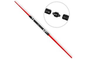 MEWDUMEWDU Light up Saber Toy with Electronic Lights and Sound Effect for Kids and Adults, Double-Bladed Red LED Retractable Force FX Light up Saber Toy as Party, Halloween, Holiday, Birthday Gift(2 Pack)