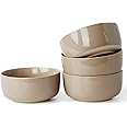 famiware Milkyway Cereal Bowl, Soup Bowls for 4, 25 Ounce Bowls Set for Kitchen, Bowl Set for Cereal Soup Rice Pasta Salad Oatmeal, Cinnamon Brown