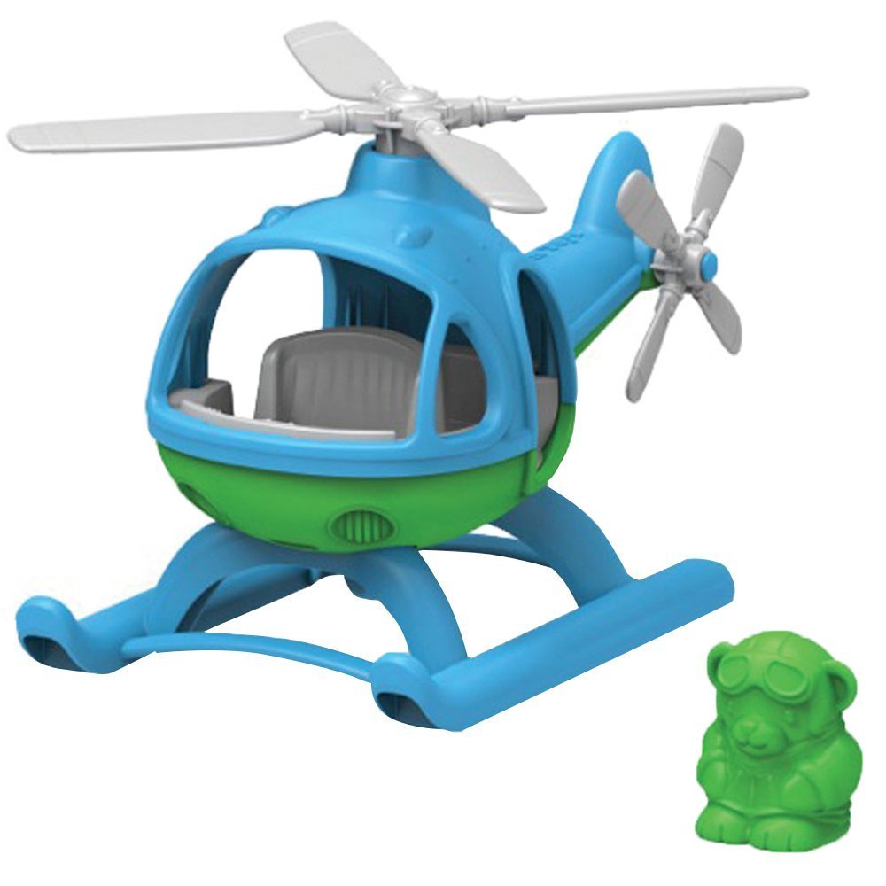 Green Toys Helicopter, Blue, 5.875 in*9.625 in*6.125 in