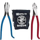 Klein Tools 80081 Pliers Kit, Ironworker's Diagonal