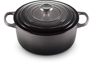 Le Creuset Enameled Cast Iron Signature Round Dutch Oven, 7.25 qt., Oyster