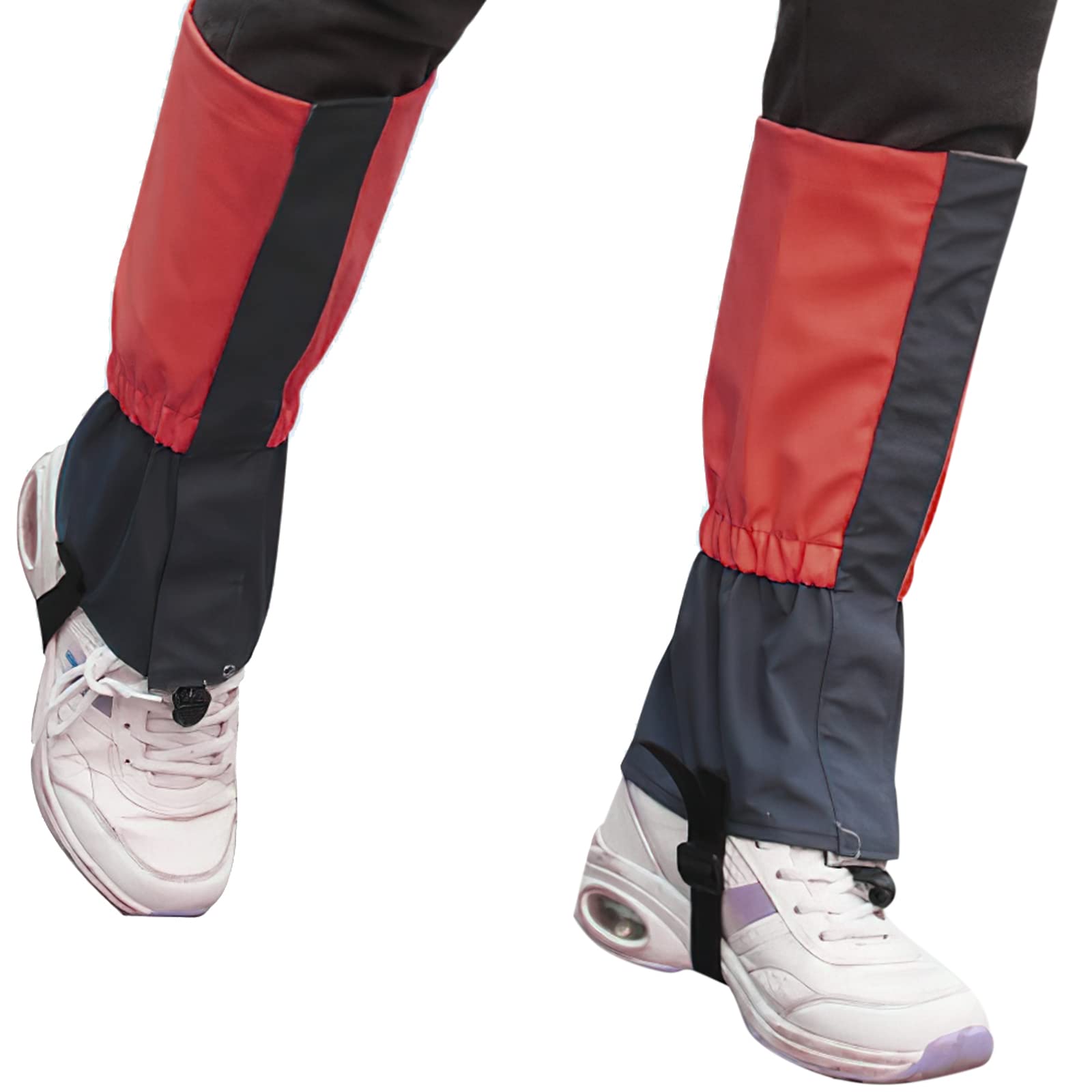 IBLUELOVER Kids Leg Gaiters Hiking Gaiters Waterproof Adjustable Snow Gaiters Windproof Shoe Boot Gaiters Leg Cover for kids 3-15 Years Hiking Skiing Climbing Walking Backpacking Hunting Outdoor