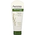 Aveeno Daily Moisturizing Lotion, Dry Skin, Non-Comedogenic, Prebiotic Oat, Daily Moisturizer, Fragrance Free, 227mL