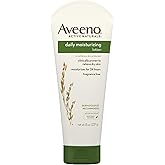 Aveeno Daily Moisturizing Lotion, Dry Skin, Non-Comedogenic, Prebiotic Oat, Daily Moisturizer, Fragrance Free, 227mL