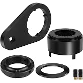 Dexepe 5th Gear Lock Nut Retainer Kit &amp; 1/2" Drive Mainshaft 5th Gear Nut Wrench Compatible with Dodge RAM 2500 3500 4WD 1994-2004 Cummins NV4500 Transmission