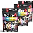 Color Flame Packets - Safe for Indoor & Outdoor Use - 1 Hour Burn for Campfires, Fireplaces, Firepits - No Need to Open Just 