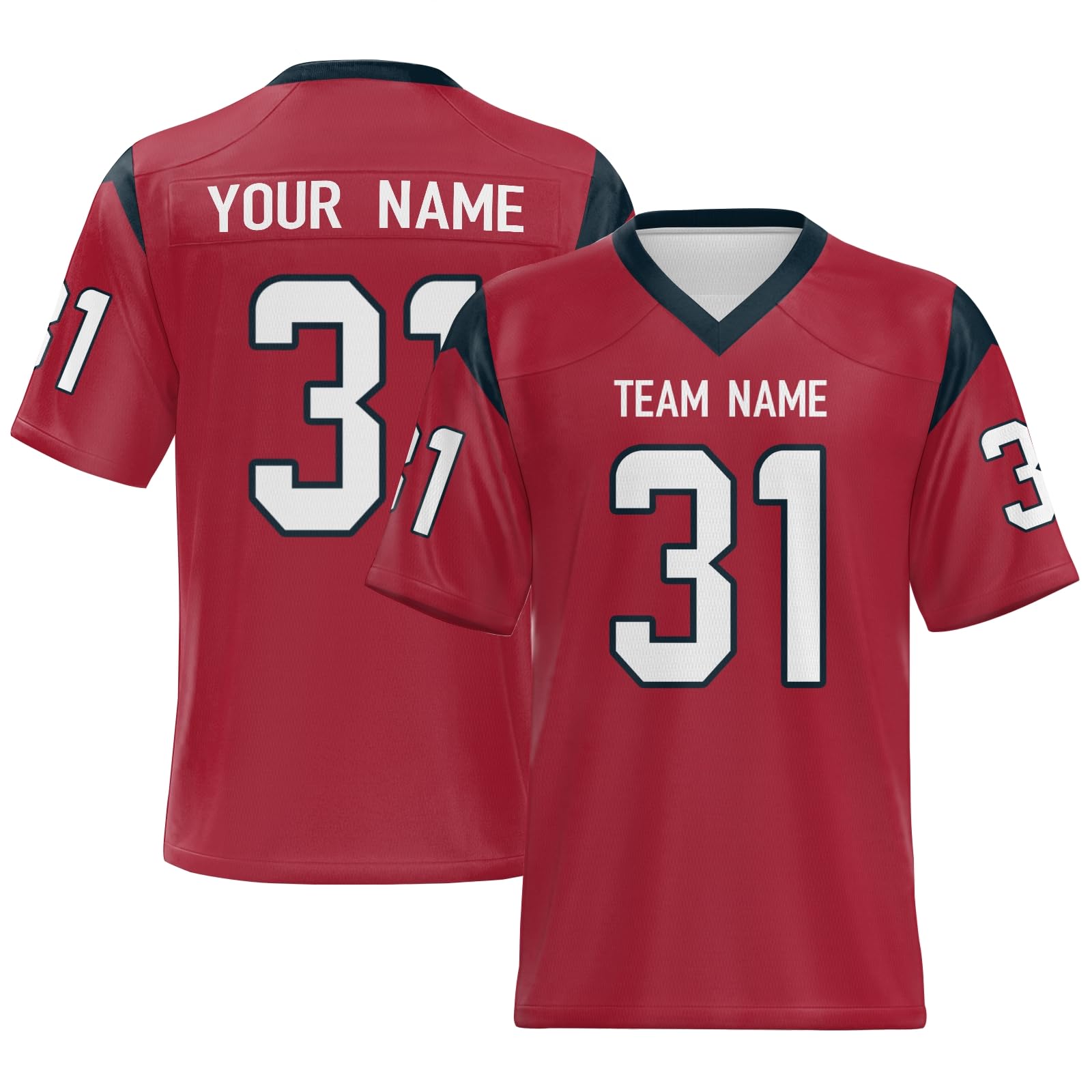 Custom Football Jersey Personalized Rugby