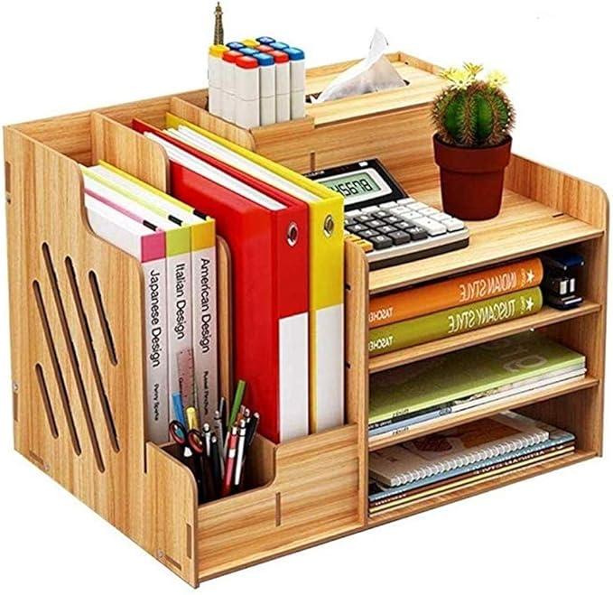 GT.S Small Desk Accessories, Office Supplies Desk Organizer, 3 Colors Optional