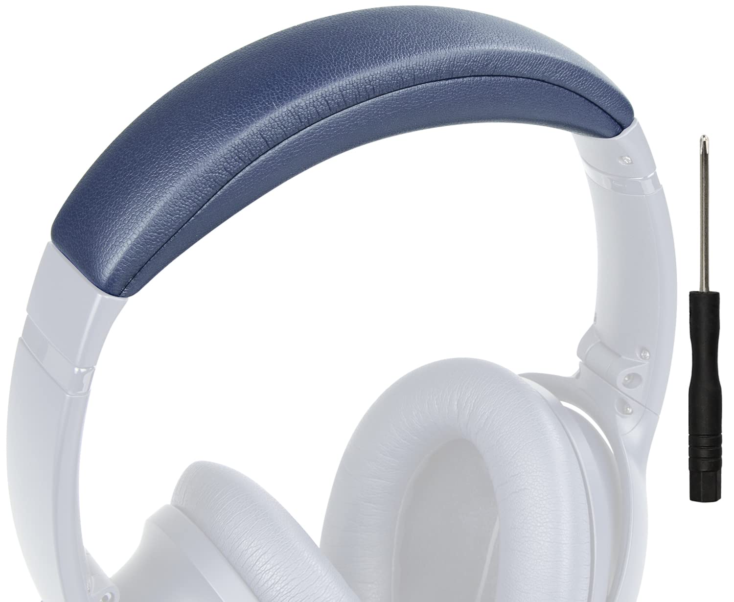 SOULWIT Replacement Headband Pad Kit for Bose QuietComfort 45 (QC45)/QuietComfort SE (QC SE)/New Quiet Comfort Wireless Headphones, Easy DIY Installation (Blue) — image 1