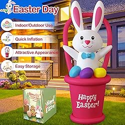 Danxilu Easter Inflatables Decorations, 7 Foot Blow