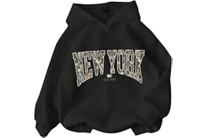 Ecolala Girls Long Sleeve Hooded Sweatshirt Thick Graphic Hoodie Cute Pullovers Tops