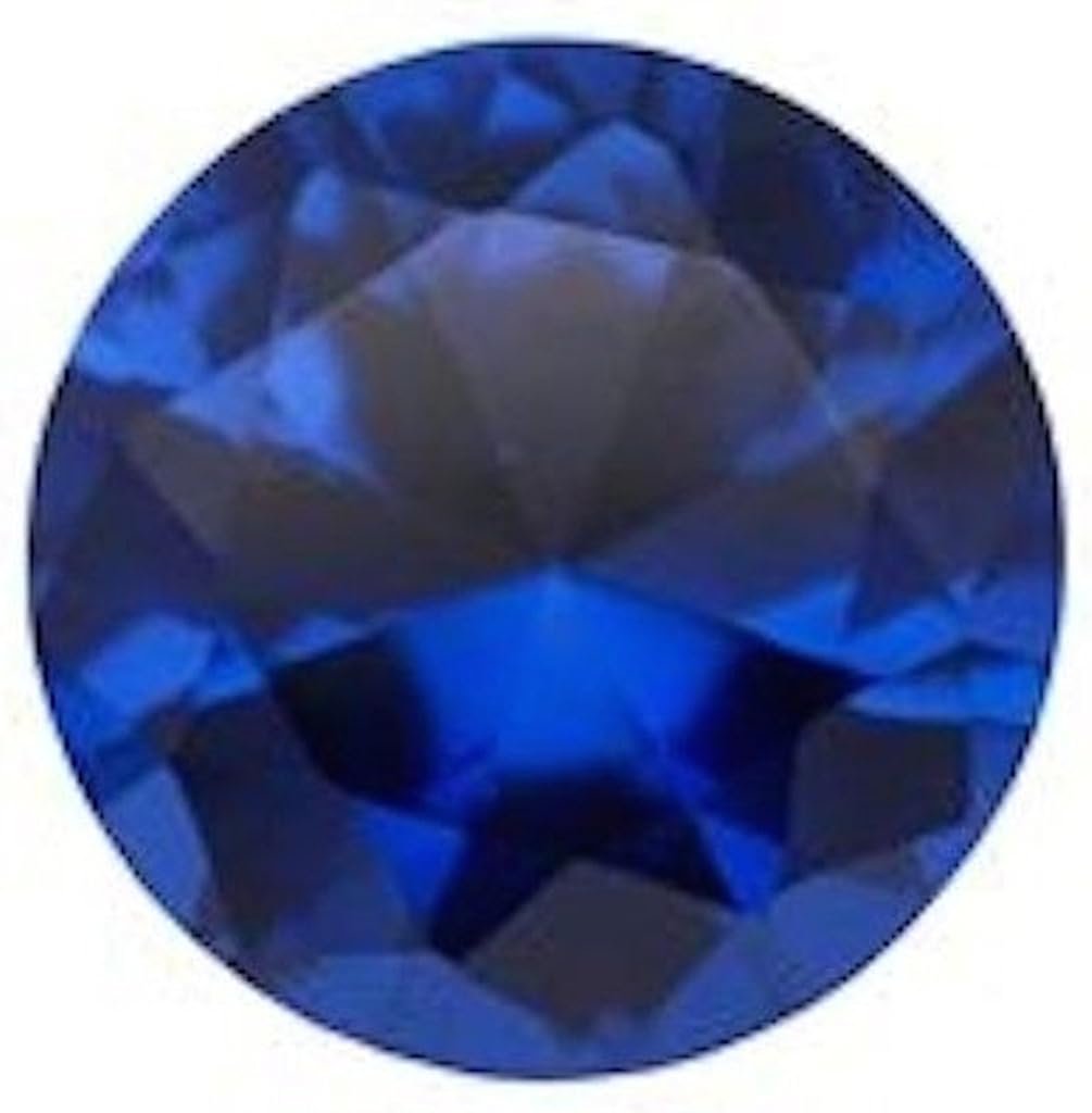 Jaz77 Lab Created Synthetic Blue Spinel Round AAA 8 mm (1 pc) Flame Fusion Loose