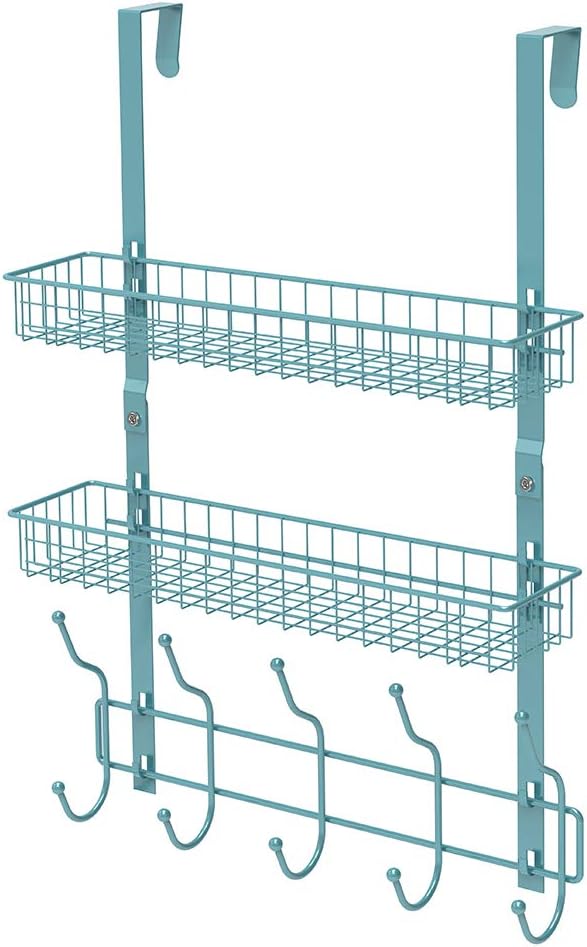 Best Over Door Coat Rack Shelf Basket