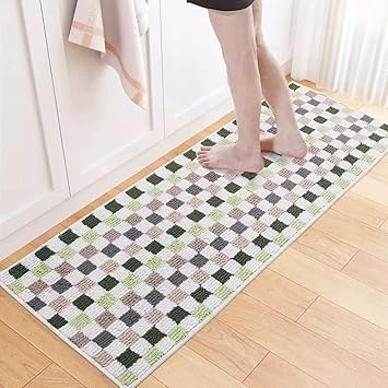 Amazon Qifengdianzi キッチンマット 台所 長方形 玄関マッド