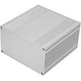 Aluminum Enclosure Case Silver DIY Electronic Circuit Board Project PCB Instrument Box Case for Heat-dissipating Aluminum Casing of Electronic Products, 3.2×5.7×5.9inch