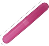 Dental Aesthetics Toothbrush Case Travel Cover Set 2 Pink Blue view 3
