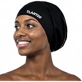 Extra Large Swim Cap for Long Hair, Weaves, Dreadlocks, Hair Extensions, Braids, Curls &amp; Afros - Silicone Swimming Cap for Women &amp; Men, Keep Hair Dry