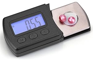 Joyzan Turntable Stylus Force Gauge, LCD Digital Backlight Scale 5g/0.01g Professional Mini Tester Record Player Jewellery To