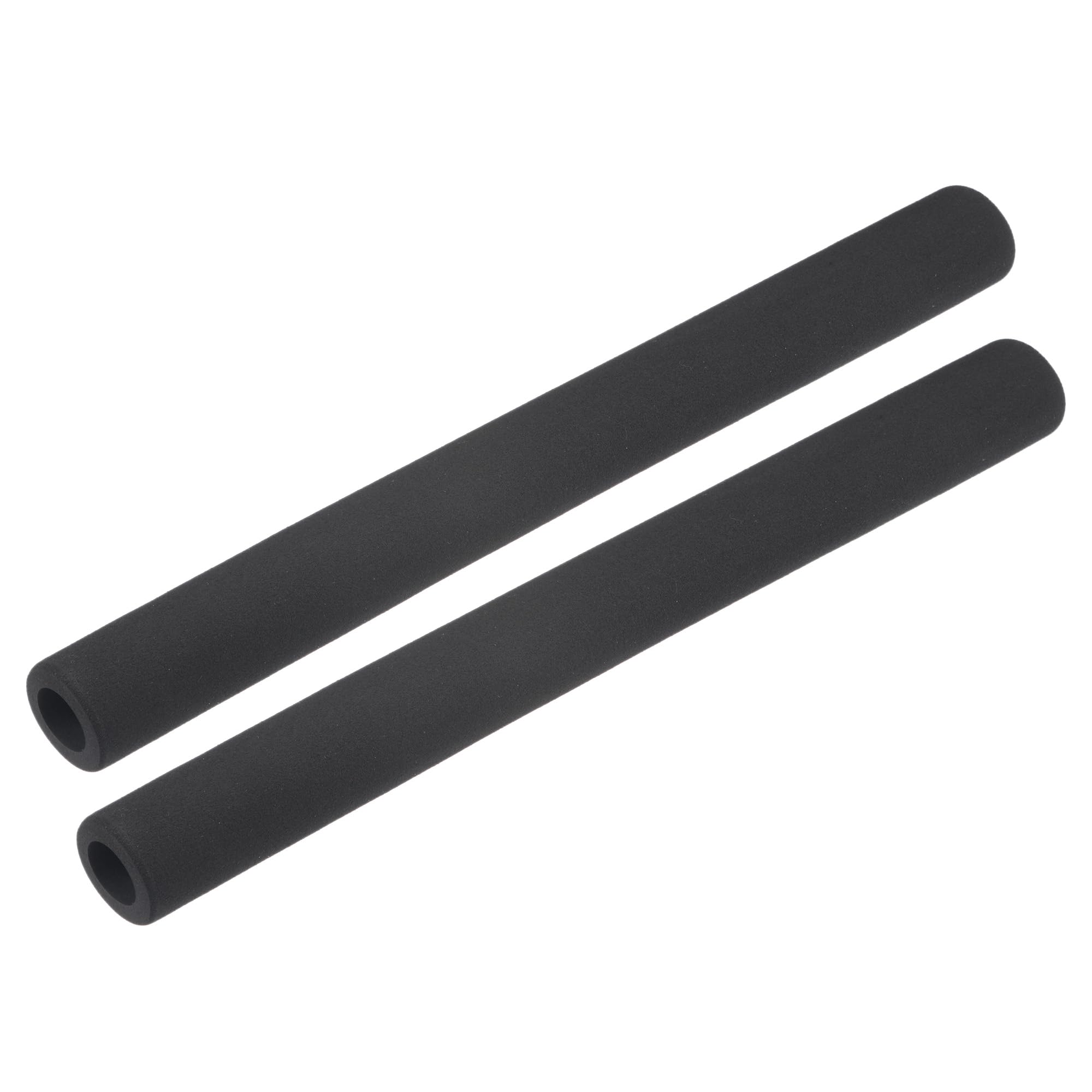 sourcing map Foam Tubing for Handle Grip Support, Pipe Insulation, 17mm ID 27mm OD 295mm Length Black 2pcs