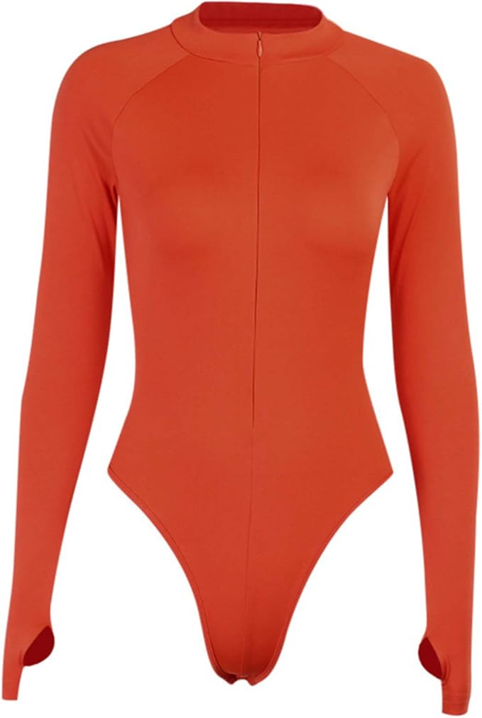 YIZYIF Femme Catsuit Sexy Cuir Verni Body Imprimé Léopard Combinaison Costume Clubwear M-XL