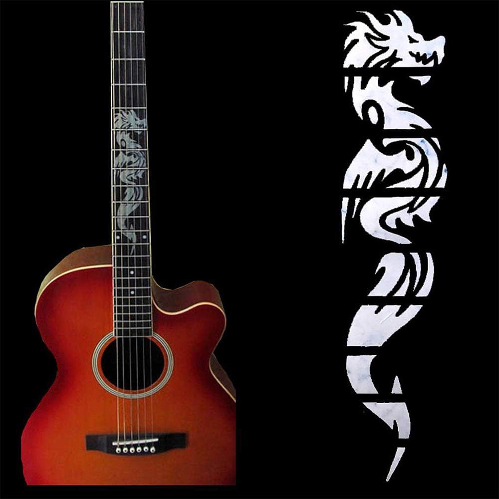 NEW Inlay Decals Fretboard Markers Inlay Sticker Decals for Guitar Bass Ultra Thin Sticker-Dragon