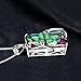 16ct Natural Fire Rainbow Mystic Topaz Necklace Charm 925 Sterling Silver Bale Vintage Fashion Women Jewelry Stainless Rope Chain