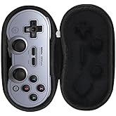 Anleo Hard Travel Case for 8Bitdo Sn30 Pro Bluetooth Gamepad (SN30 PRO) | Shockproof molded interior, Scratch-resistant lining