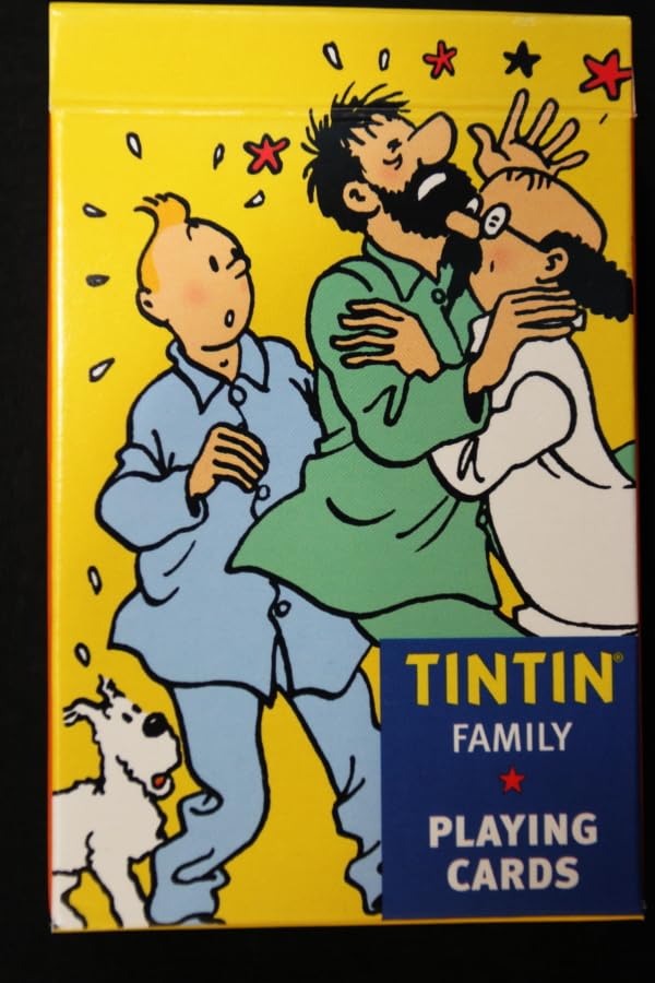 Hergé Moulinsart Tintin Playing Cards - Classic Adventure Card Game for All Ages 7+