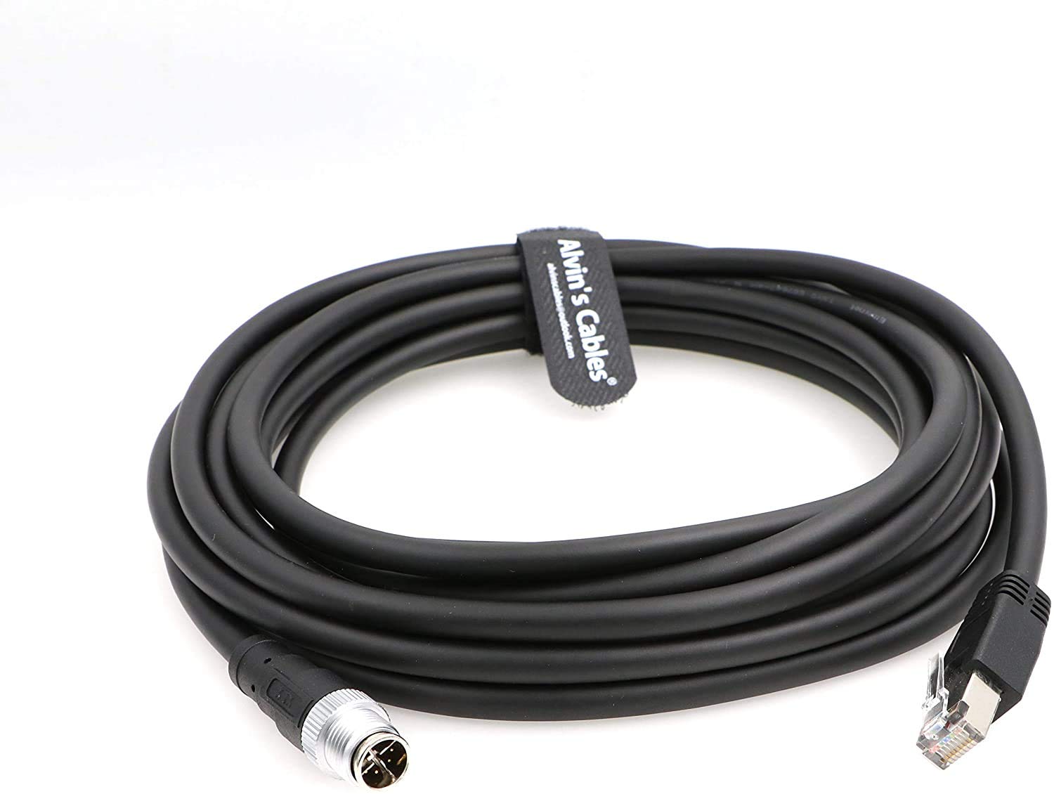 Alvin’s Cables Ethernet Cable for Cognex in Sight 8200 8400 Series M12 8 Position X Code to RJ45 CCB-84901-2001-05 16.4Ft/5M