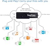 SunData 64GB USB 3.0 Flash Drive Metal Swivel Black High Speed 90MB/s view 7