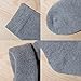 Womens 3-pack Warm Winter Fall Crew Socks (Black&Grey&Green) fits shoe 6-12 (sock size 9-11)