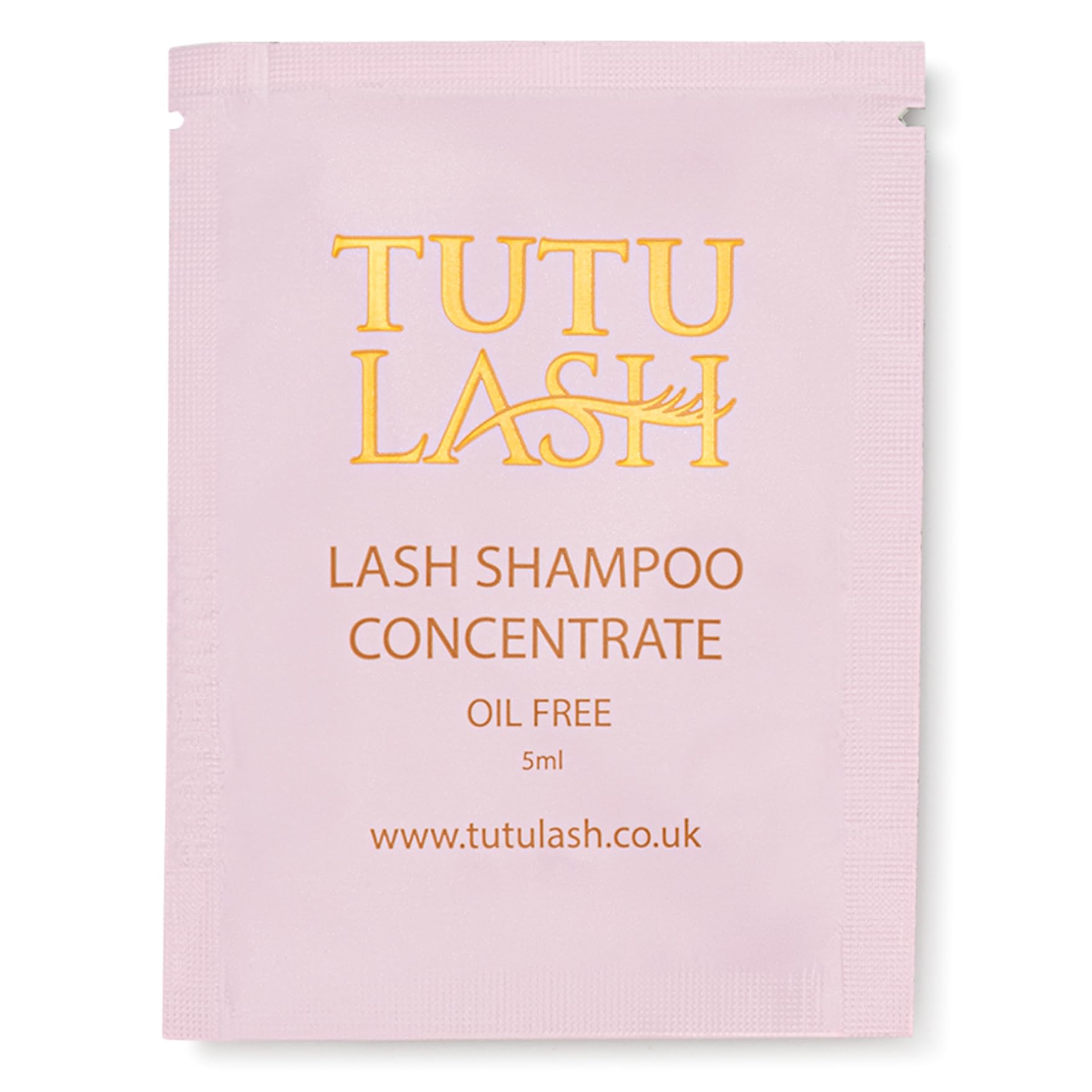 Lash Shampoo Concentrate Sachets Lash & Brow Foam Cleanser Sachets Lash Shampoo Lash Foam Concentrate Sachets Oil Free Tutu Lash (5 Sachets)