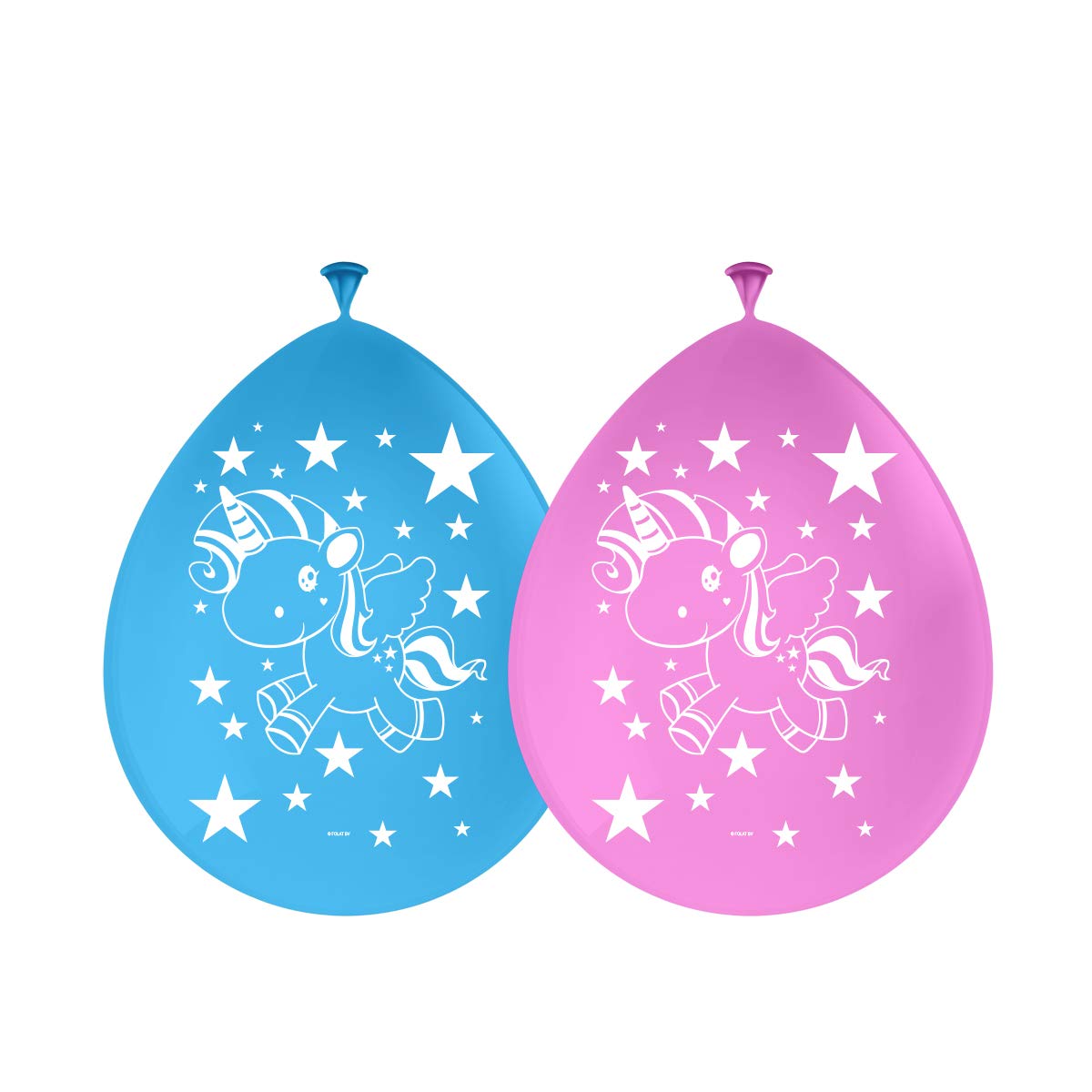Folat Balloons with Unicorn - 8 pieces