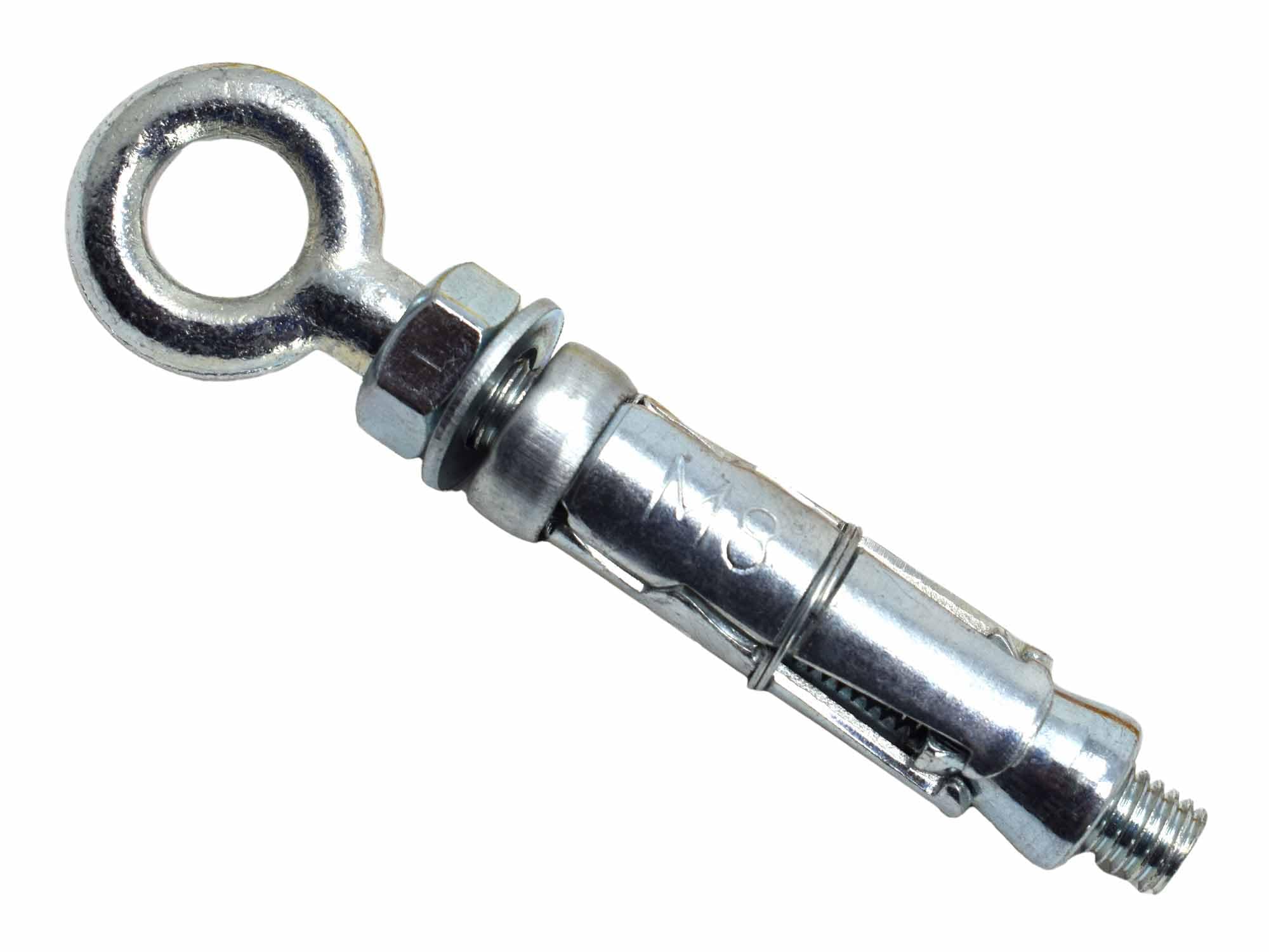 MASONMATE Eye Bolt Shield Anchor M8 Pack of 50