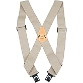 MELOTOUGH Men Side Clip Suspenders| Work Suspenders 2" Wide Trucker Style Suspenders