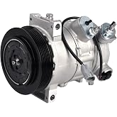 KUSATEC CO30011C Air Conditioner A/C Compressor with Clutch Compatible with 2009-2012 Dodge Caliber, 2009-2017 Jeep Compass Patriot 2.0L 2.4L