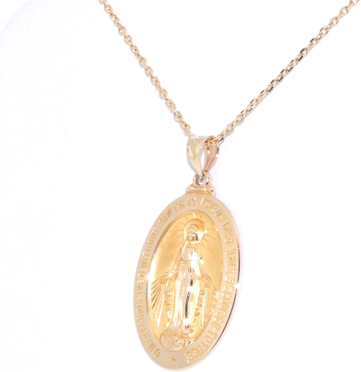 14K Yellow Gold Religious Charm Clothing