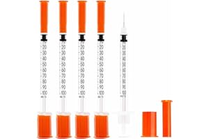 OTWOOI 30G 1cc 1/2" Syringe - Disposable Individual Package-20 Pack