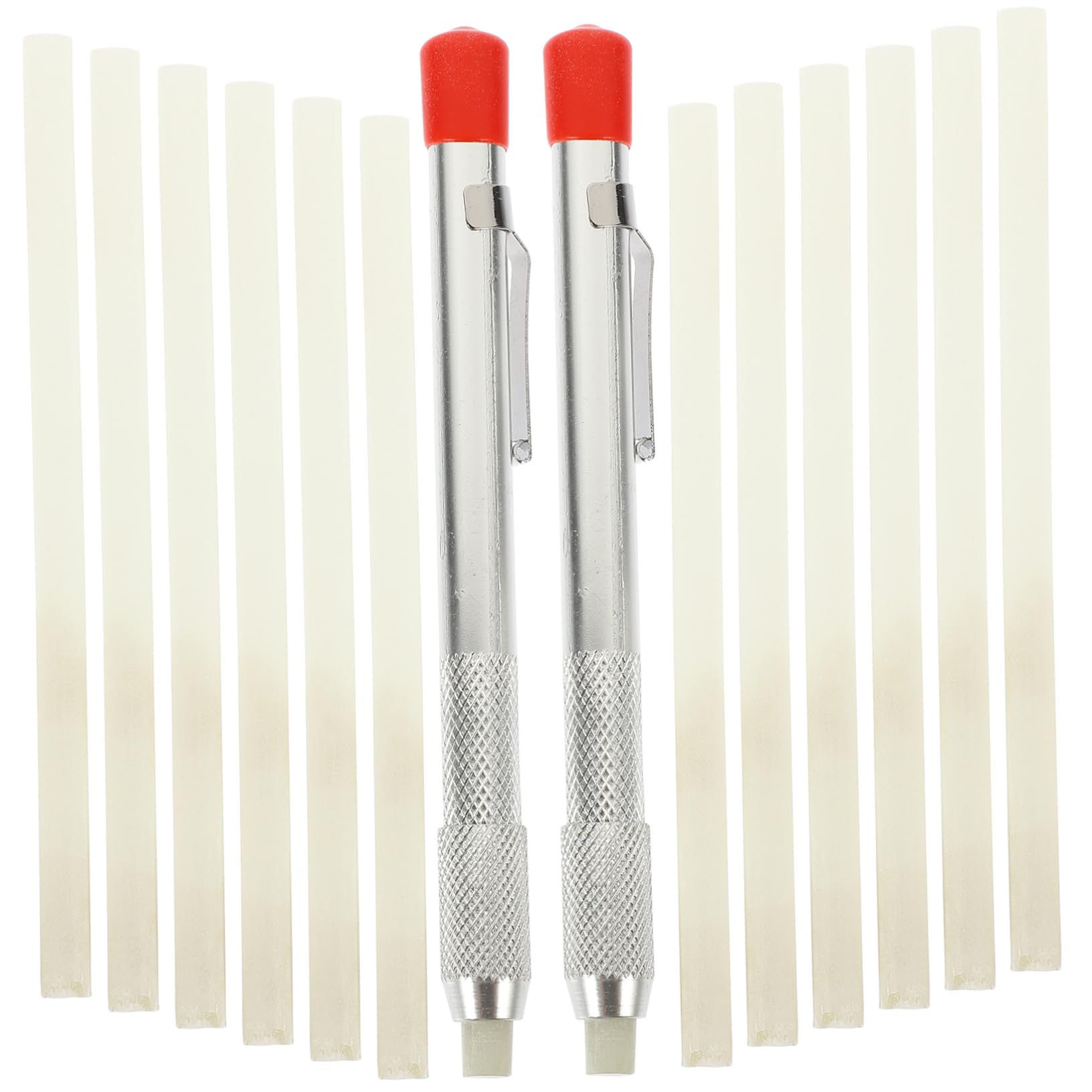 Mikinona 1 Set Soapstone Pen Welding Marker Pens Soapstone Marker Pens Welding Backpack Accessories Soap Stones Holder Flat Soapstone Holder Welding Soapstone Refills Welder Pencil