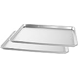 Nordic Ware Naturals Big Baking Sheet, 2 Pack, Silver
