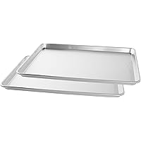 Nordic Ware Naturals Big Baking Sheet, 2 Pack, Silver